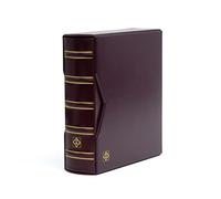 Leuchtturm 319991 Album pour 200 FDC First-Day-Cover ou Lettres en C6, Cassette de Protection Incluse - Rouge