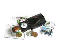 LEUCHTTURM 321419 Loupe desplegable-led, 20 x, noir, ø 21 mm