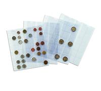 Leuchtturm 321507 Pochettes à Monnaie Numis 66-4 Compartiments pour pièces jusqu'à 66 mm de diamètre - Pack de 5