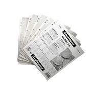 Leuchtturm 323463 Pochettes à Monnaie Numis 25-30 Compartiments pour pièces jusqu'à Ø 25 mm - 1 Euro, US Quaters, 20 Cent, 1 SFR - Pack de 5