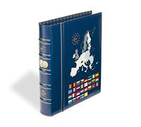 Leuchtturm 326196 Couvercle à anneaux OPTIMA, design classique « Euro » gravé sur la tranche et sur le couvercle