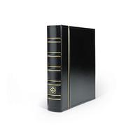 Leuchtturm 329644 Münzalbum Optima Classic - Reliure à Anneaux de Haute qualité pour Collectionner et Personnaliser Les pièces de Monnaie - Noir