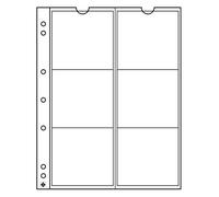 Leuchtturm 330456 Pochettes à Monnaie Numis 55-6 Compartiments pour pièces de Monnaie jusqu'à 55 mm de diamètre - Pack de 5