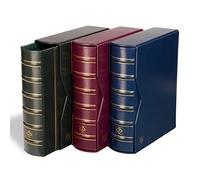 LEUCHTTURM 332730 rabat à anneaux VARIO, design classique GIGANT, avec boîtier projoector, bleu