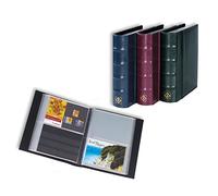 Leuchtturm 338284 Album de cartes postales CL - Album avec 50 pochettes transparentes - rouge