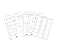 Leuchtturm 340973 Optima Sortiment - Mix pour Ranger Les pièces de Monnaie de Ø 42, 34, 27, 20 mm - Paquet de 5