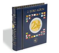 Leuchtturm Vista Album de pièces de 2 Euros | Album de collection pour 80 pièces de 2 Euros