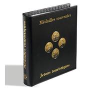 Leuchtturm 342176 Album numismatique Optima Classic-Design Médailles Souvenirs INCL. 5 Pochettes pour pièces Optima