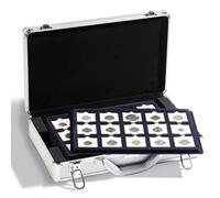 Leuchtturm 343225 Coffret à Monnaie Cargo L 6 - INCL. 6 Plateaux pour 90 pièces p.ex. en Capsules Quadrum - 407 x 95 x 245 mm