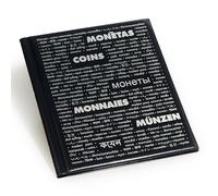 Leuchtturm 345988 Münzrähmchen Album - Album de Collection avec 10 Pochettes pour 20 Cadres en Carton - Bleu