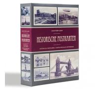 Leuchtturm 348002 Album à Collectionner - Album de Cartes Postales pour 200 Cartes Postales historiques avec 50 Pochettes Transparentes reliées
