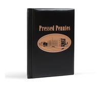 Leuchtturm 355642 Album de Poche - Album pour 96 pièces de Monnaie pressées, pièces de Monnaie allongées, pièces de Monnaie pressées, pièces de Monnaie Souvenir
