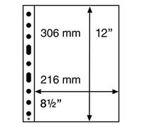 Leuchtturm (358072 Feuilles en Plastique SH 312, 1 Pochette (A4), PP, Clair, Paquet de 50