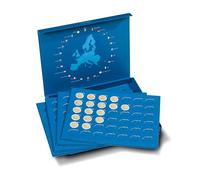 Leuchtturm 363941 Cassette à Monnaie Presso - Cassette Stable pour 168 pièces de 2 Euros avec Impression Couleur Attractive