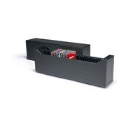 Leuchtturm 365162 Boîte d'archives Logik pour 40 lingots d'or ou Coin Cards - Format Vertical, Noir, 300 x 65 x 95 mm