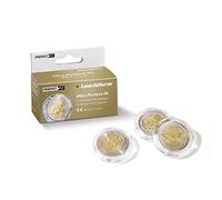 Leuchtturm 365347 Capsules pour pièces de Monnaie Ultra - 40 pièces pour 2 Euros - enveloppe Transparente et Claire pour pièce de Collection de 25,75 mm