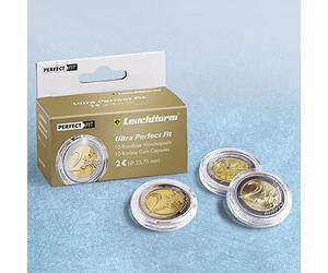 Leuchtturm 365351 Capsules pour pièces de Monnaie Ultra - 40 pièces pour 1 Oz en Argent comme l'American Eagle - Pochette Transparente, 40,6 mm