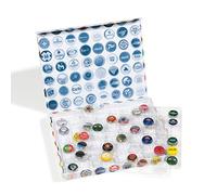 Leuchtturm 367179 Cassette pour 96 Capsules, Cases carrées - sans Capsules