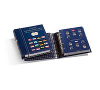 Leuchtturm 367371 Album Vista pour pièces commémoratives de 2 Euros des allemands, avec étui de Protection - 25 x 28 x 6,5 cm
