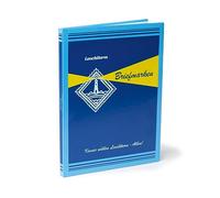 Leuchtturm 368614 Album de collection vintage rétro format A4-16 pages blanches. Design classique pour timbres