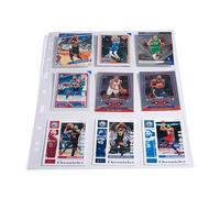 Leuchtturm 369511 Grande Easy pochettes pour cartes de collection - lot de 10, 9 compartiments, 98 x 68 mm, pour classeur de collection