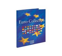 Leuchtturm 369634 Album de pièces Presso Euro-Collection Volume 3 - Choix Individuel des Pays avec Autocollants Drapeaux