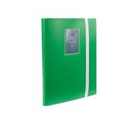 Leuchtturm 371684 Football Album de Cartes à Collectionner Toni Slim - avec 20 Pochettes pour 360 Cartes - 25 x 30,5 cm - Couverture Souple Verte