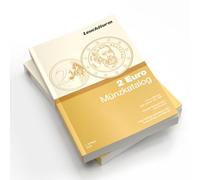 Leuchtturm 374382 Catalogue 2 Euros 2026 avec Illustrations et informations sur Toutes Les pièces de Deux Euros en Circulation - Allemand
