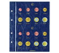 Leuchtturm Feuilles Numismatiques Vista, Euro Neutres pour 2 Séries par Feuille