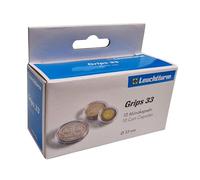 Leuchtturm Lot de 10 capsules pour pièces de monnaie 1 oz Or Afrique du Sud Grips 33