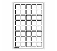 Leuchtturm Plateaux L pour 40 pièces de Monnaie jusqu'à 33 mm Ø, Bleu