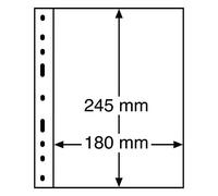 Leuchtturm 319037 Pochettes pour pièces de Monnaie Optima 1C - Rangement pour Jeux de pièces de Monnaie et Grandes Cartes Postales, Lettres et Actions - Pack de 10