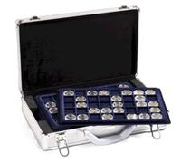 Leuchtturm Premium Quality and Durable L6 Aluminum Cargo Coin Case w/ 6 Trays