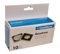 Leuchtturm QUADRUM Lot de 10 capsules de monnaie (23 mm)