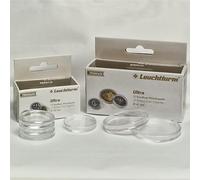 Leuchtturm Ultra Lot de 10 capsules pour pièces de monnaie (21 mm)