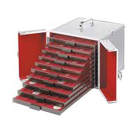 Leuchtturm Valisette Numismatique en aluminium CARGO MB 10, pour 10 Médailliers