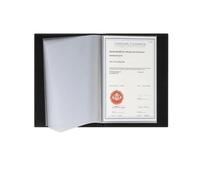 LEUCHTTURM1917 314763 Collecteur pour documents, 20 pochettes, A4, Noir