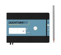 LEUCHTTURM1917 362366 Carnet de croquis Landscape (A5), Couverture rigide, 112 pages (150 g), blanc, Noir
