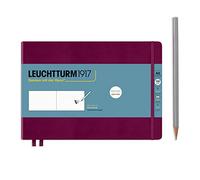 Leuchtturm1917 - 362367 - Carnet de croquis Landscape (A5) - Couverture rigide - 112 pages (150 g/m²) - Port Red