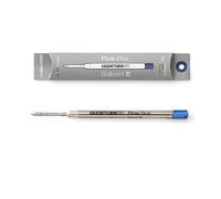 LEUCHTTURM1917 362739 Recharge B pour Drehgriffel Nr. 1, Bleu Royal, lot de 2 - Stylo à bille