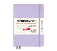 LEUCHTTURM1917 365813 Agenda semainier académique 2023, format moyen (A5), 18 mois, lilas, allemand