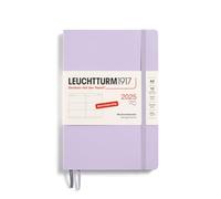 LEUCHTTURM1917 370564 Agenda semainier 2025, médium, format A5, couverture souple, violet, en allemand