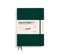 LEUCHTTURM1917 370584 - Agenda semainier 2025 - Composition (B5) - Vert forêt - En allemand