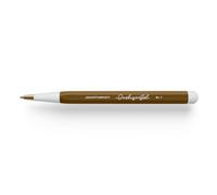 LEUCHTTURM1917 372220 Drehgriffel Nr. 1, Stylo gel avec encre noire, Spice Brown