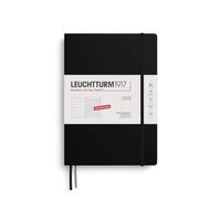 LEUCHTTURM1917 372461 Agenda semainier et bloc-notes Composition (B5) 2026, 12 mois, noir, allemand