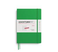 LEUCHTTURM1917 372465 - Agenda semainier et bloc-notes - Composition (B5) - 2026-12 mois - Spring Leaf - En allemand