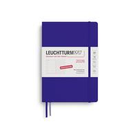 LEUCHTTURM1917 372524 Agenda semainier et bloc-notes 2026, à pois, format moyen A5, 12 mois, encre en allemand