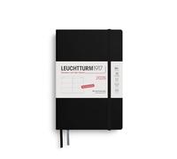 LEUCHTTURM1917 372533 Paperback (B6+) Agenda semainier 2026, 12 mois, noir, allemand