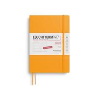 LEUCHTTURM1917 372558 Rising Sun Agenda semainier 2026, 12 mois, à couverture souple, format A5, en allemand