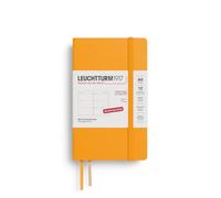 LEUCHTTURM1917 372566 Agenda semainier de poche 2026, 2026, 12 mois, couverture souple, Rising Sun, en allemand
